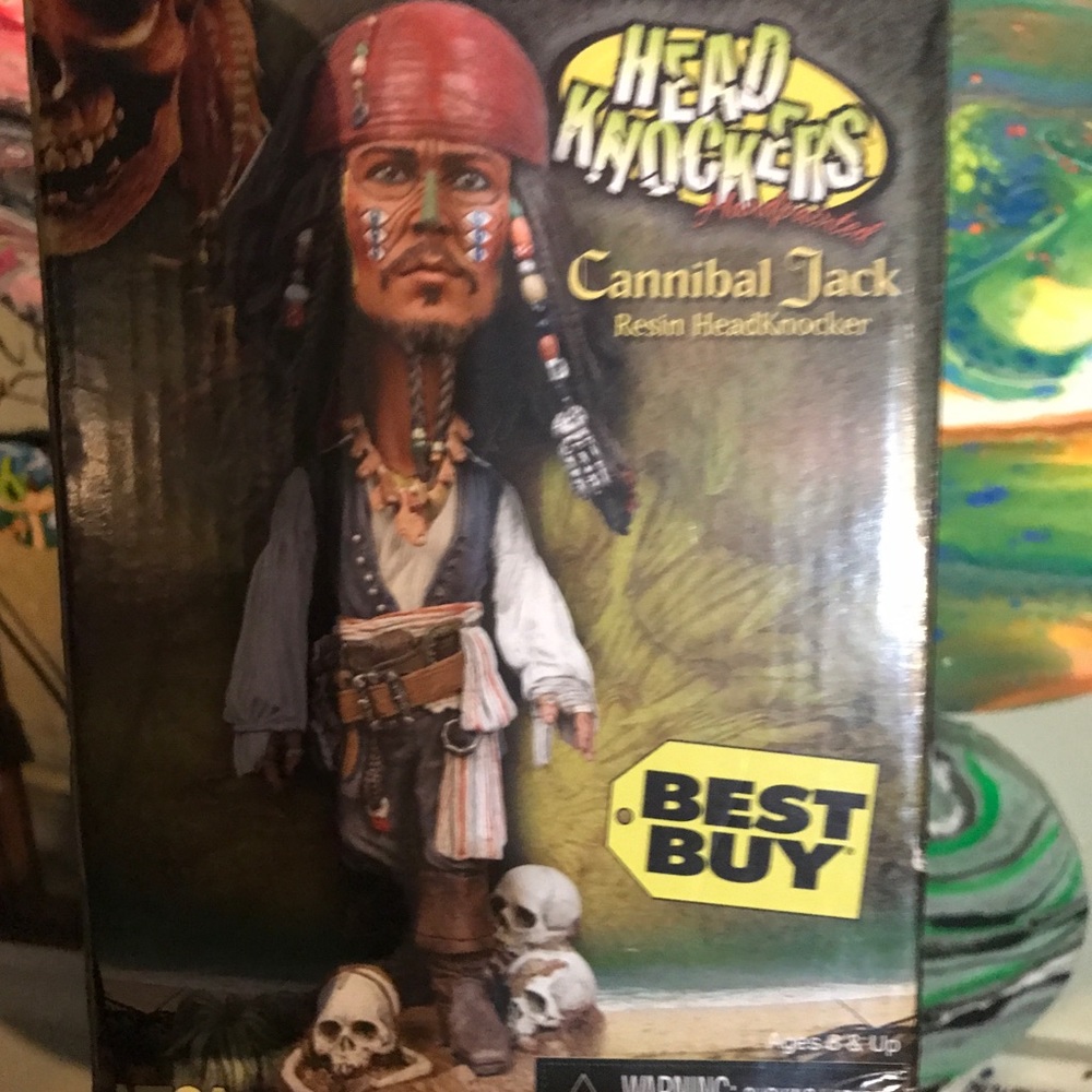 Captain Jack Sparrow Johnny Depp Head Knockers